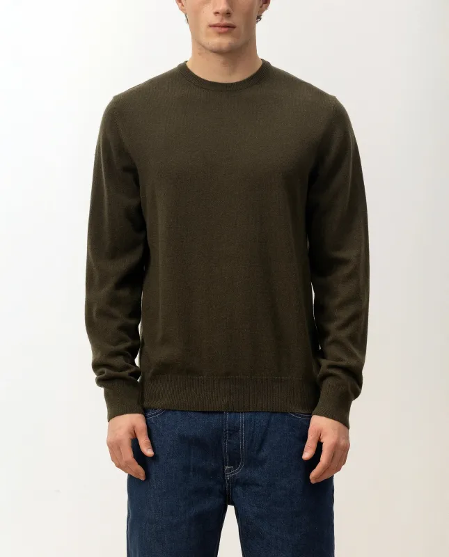 Rundhals Pullover aus Cashmere in Braun sold by Allude