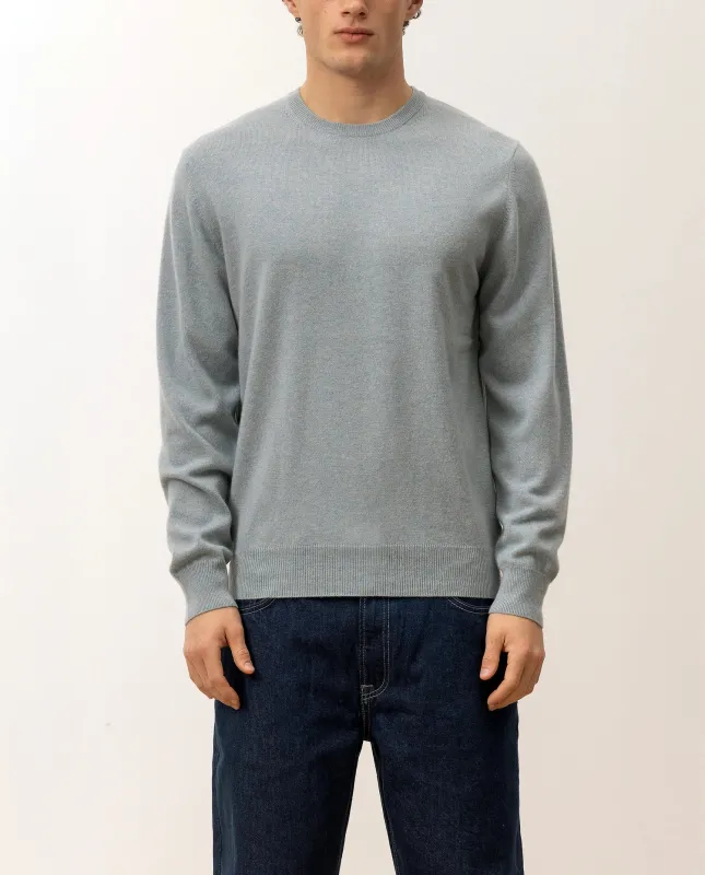 Rundhals Pullover aus Cashmere in Blau sold by Allude