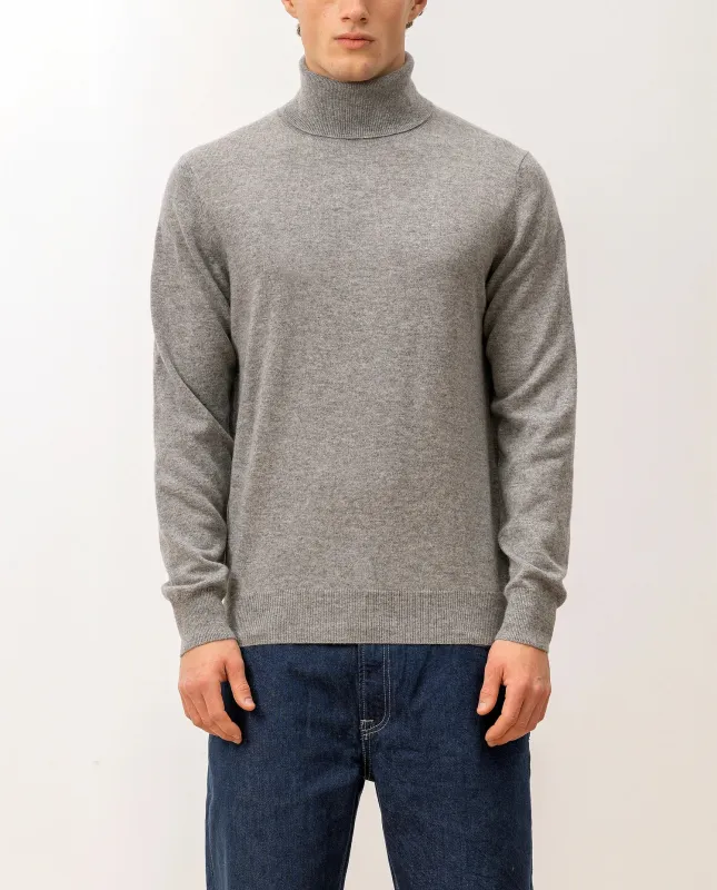 Rollkragen Pullover aus Cashmere in Grau sold by Allude