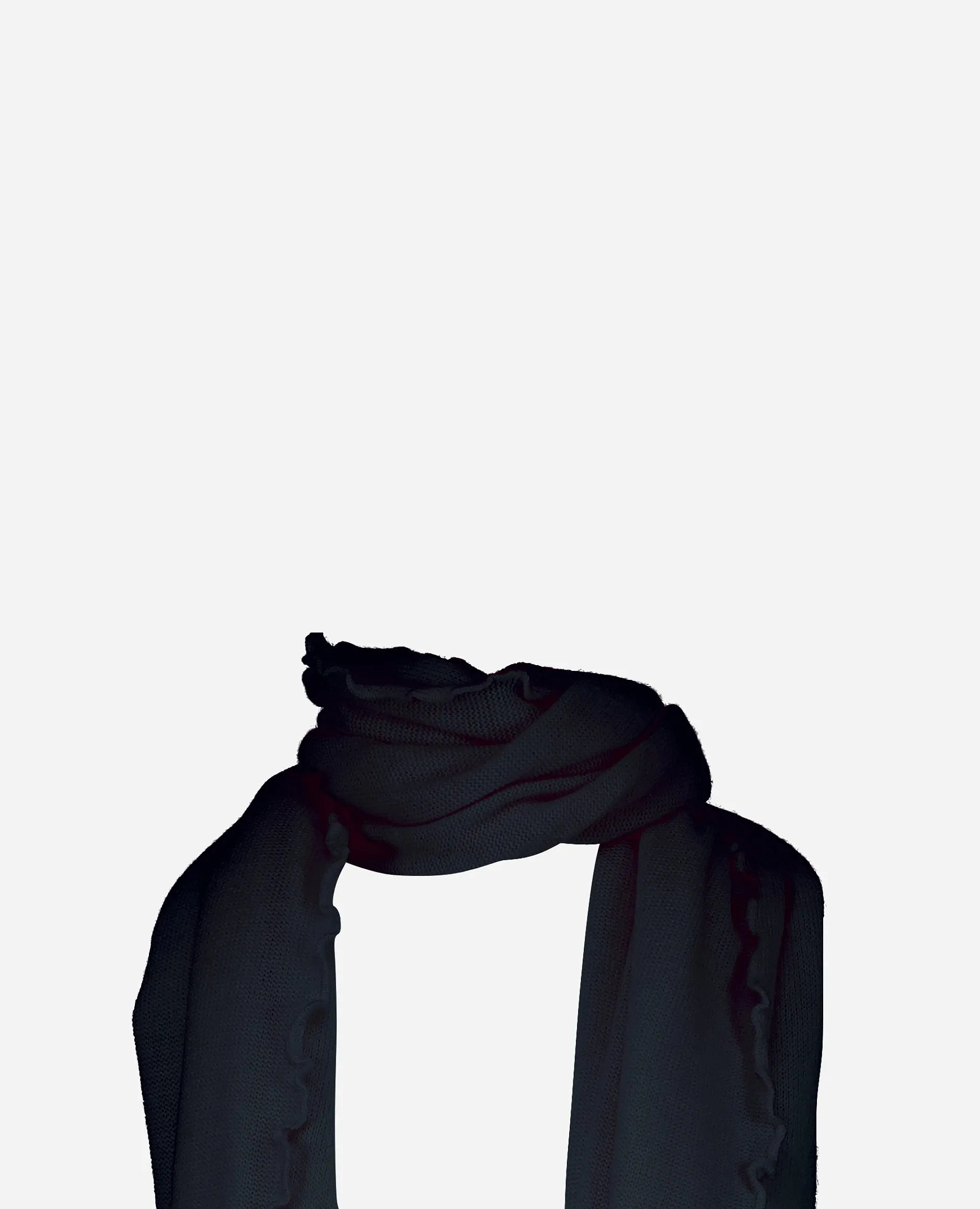 Cashmere Schal in Navy sold by Allude product image thumbnail 3
