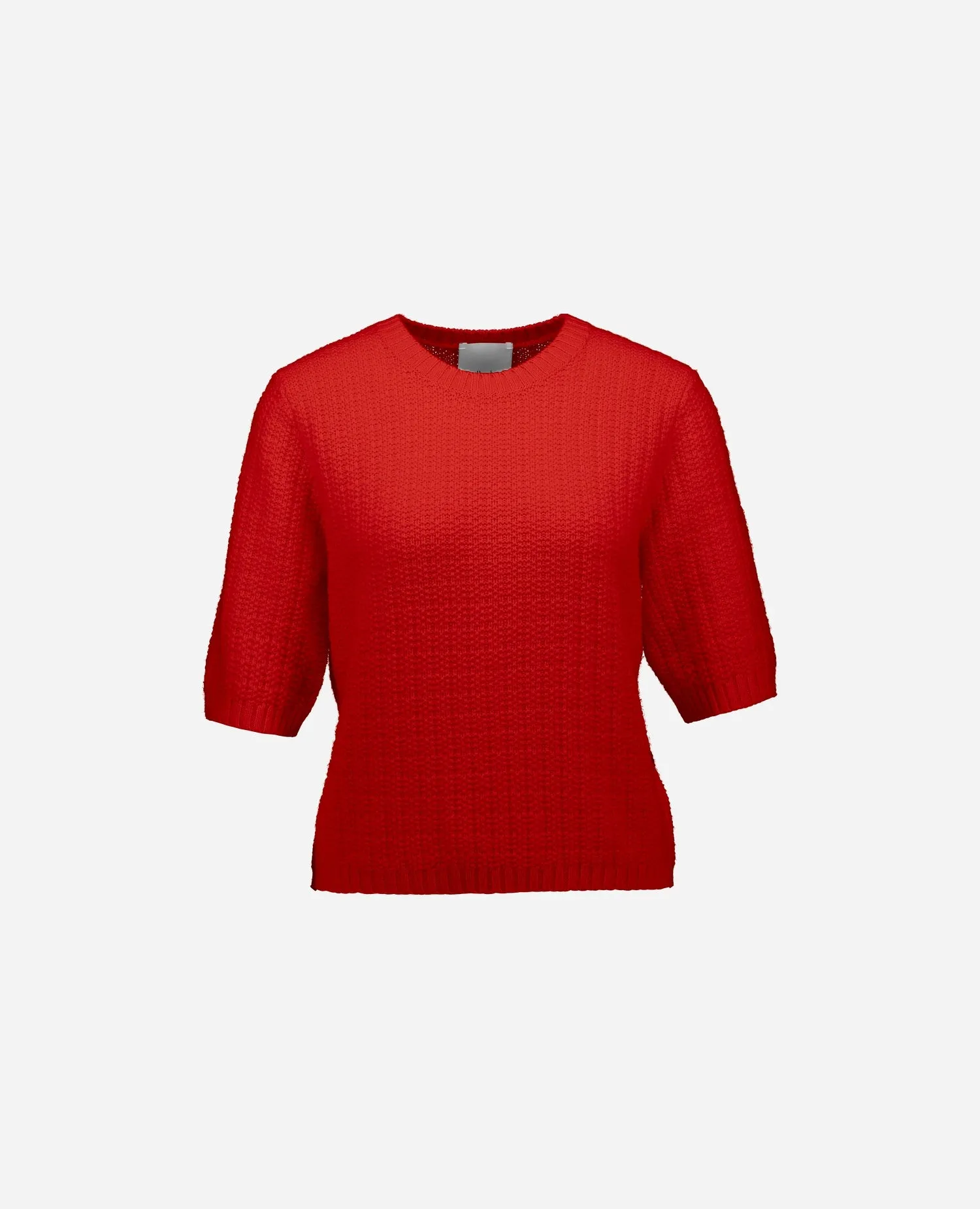 Woll-Mischung Pullover in Rot sold by Allude