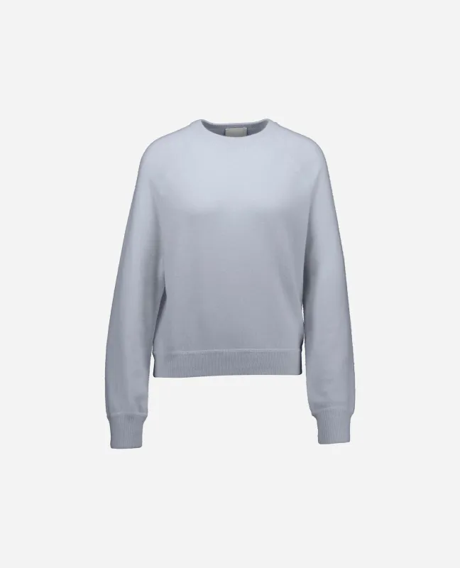 Woll-Mischung Pullover in Blau sold by Allude