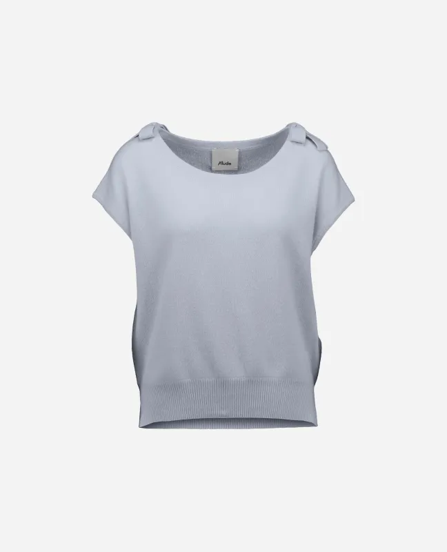 Cashmere Pullover in Blau sold by Allude