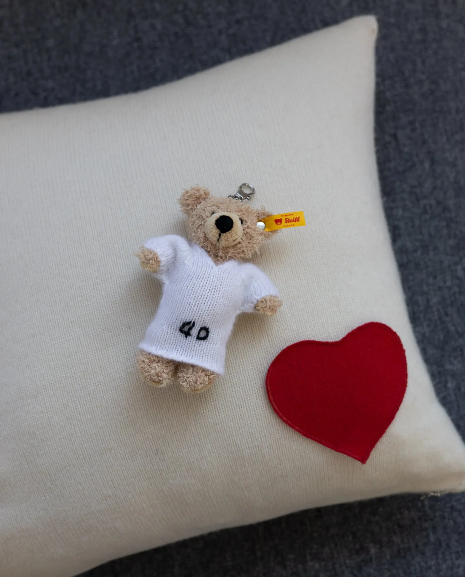 Valentine's Day Edition - Allude Cashmere Charm Bag Hanger sold by Allude