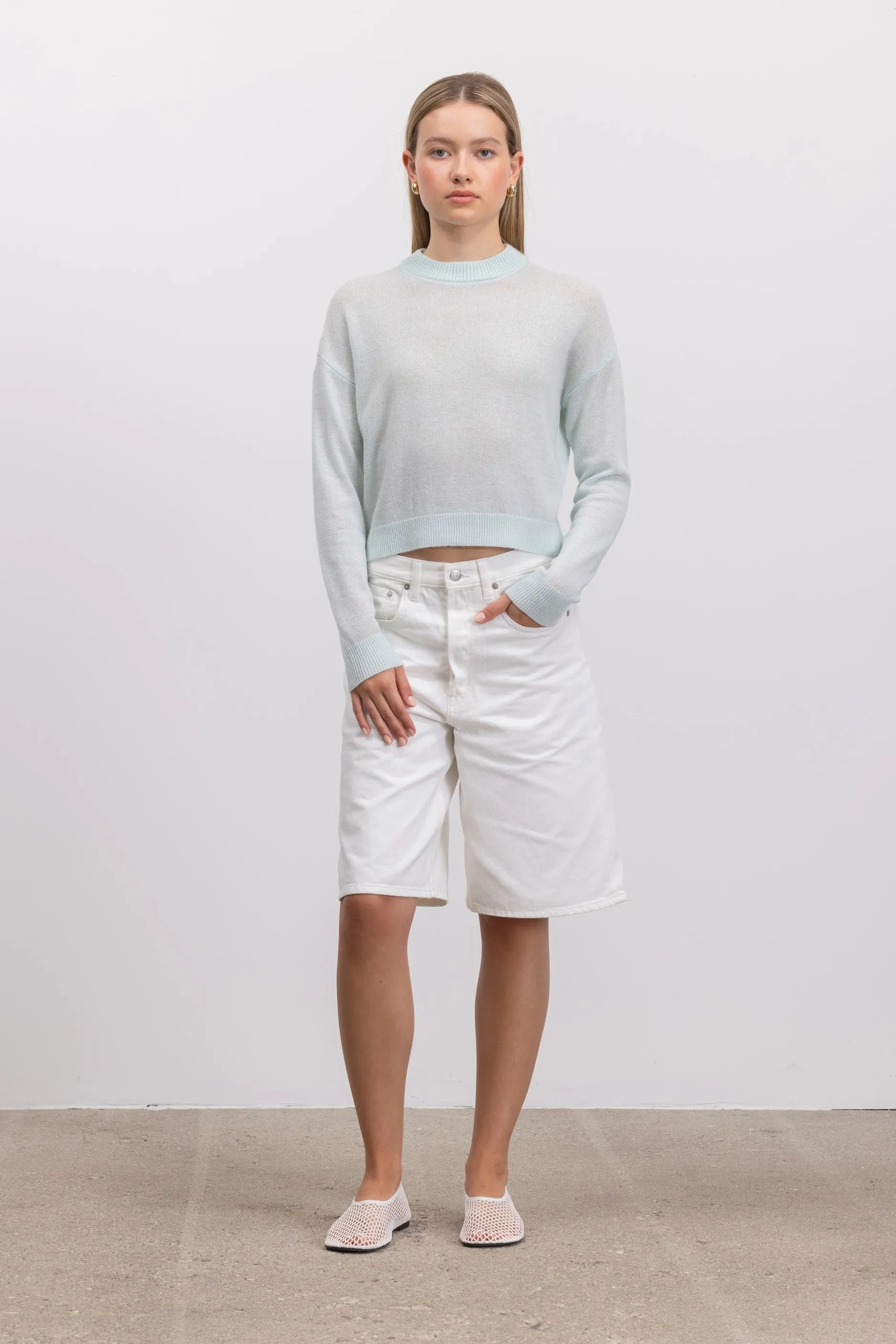 Woll-Mischung Pullover in Grün sold by Allude product image thumbnail 3