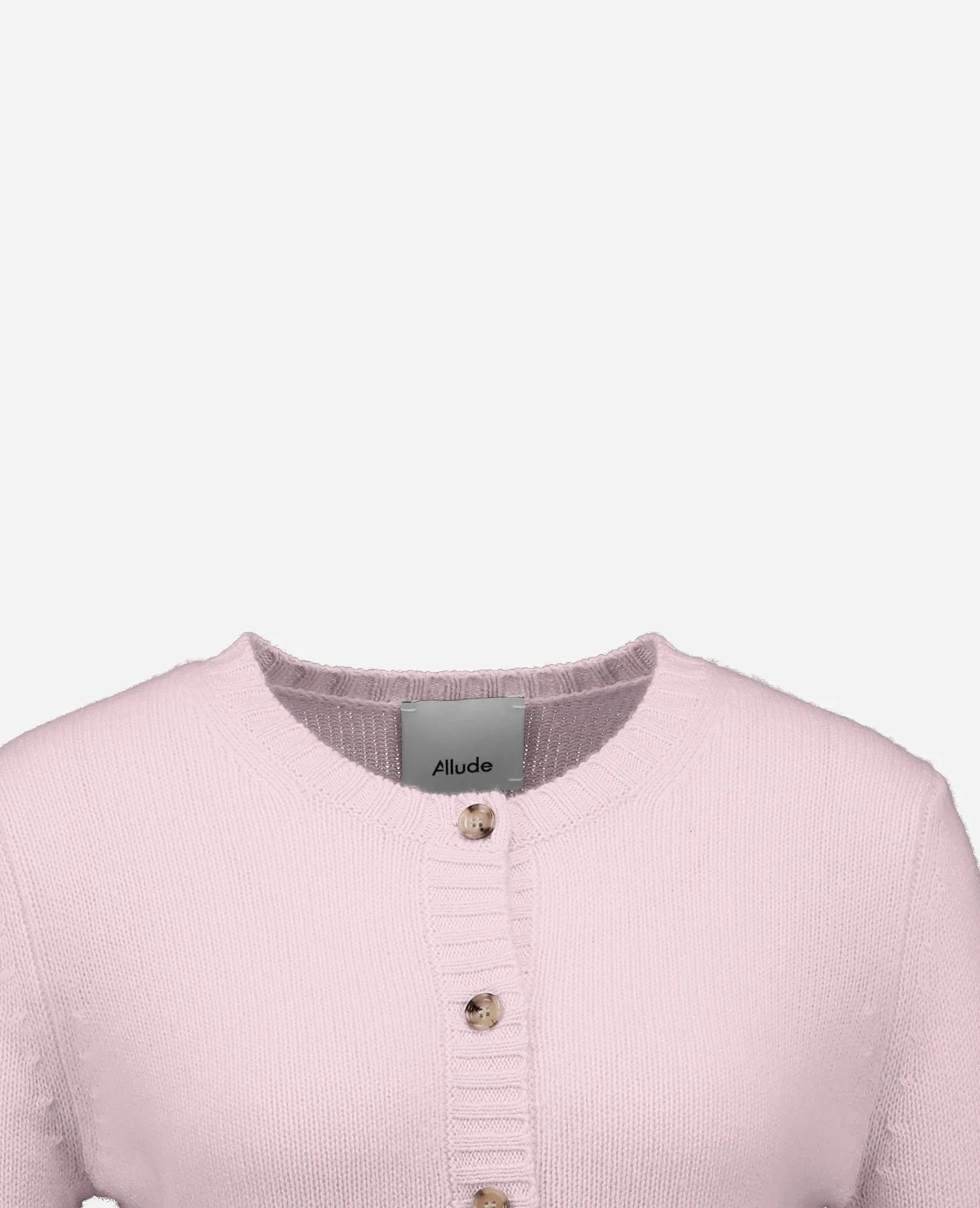 Cashmere Strickjacke in Rose sold by Allude product image thumbnail 3