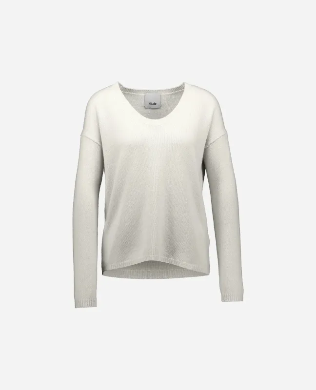 Cashmere Pullover in Weiß sold by Allude