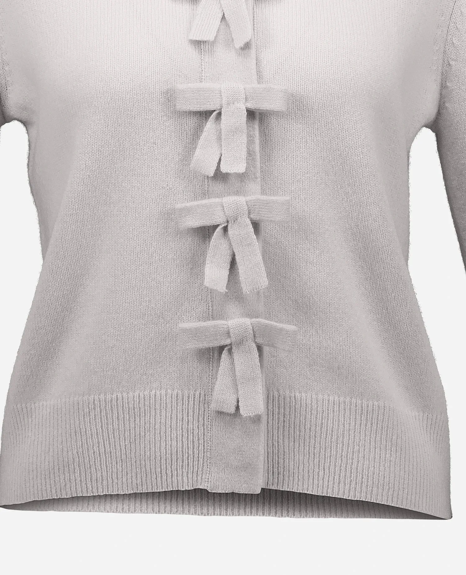 Cashmere Strickjacke in Grau sold by Allude product image thumbnail 4