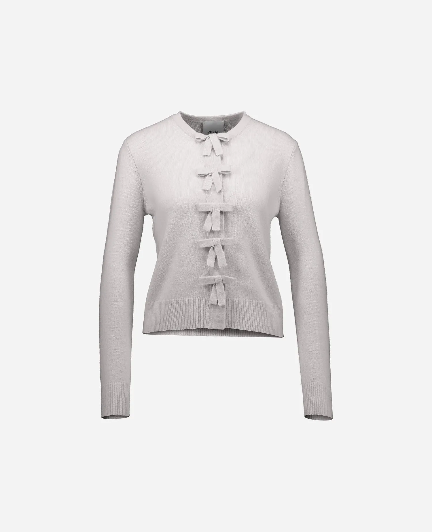 Cashmere Strickjacke in Grau sold by Allude