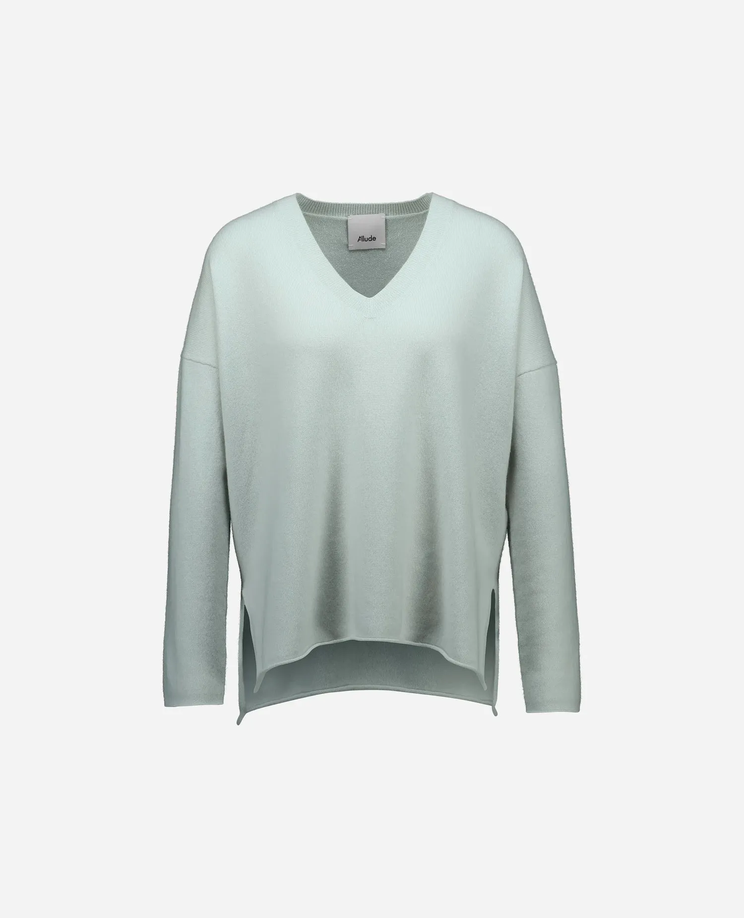 Cashmere Pullover in Grün sold by Allude