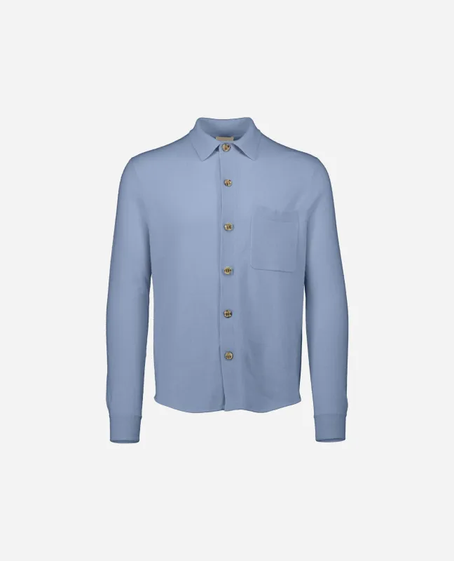 Baumwoll Mischung Pullover in Blau made by Allude