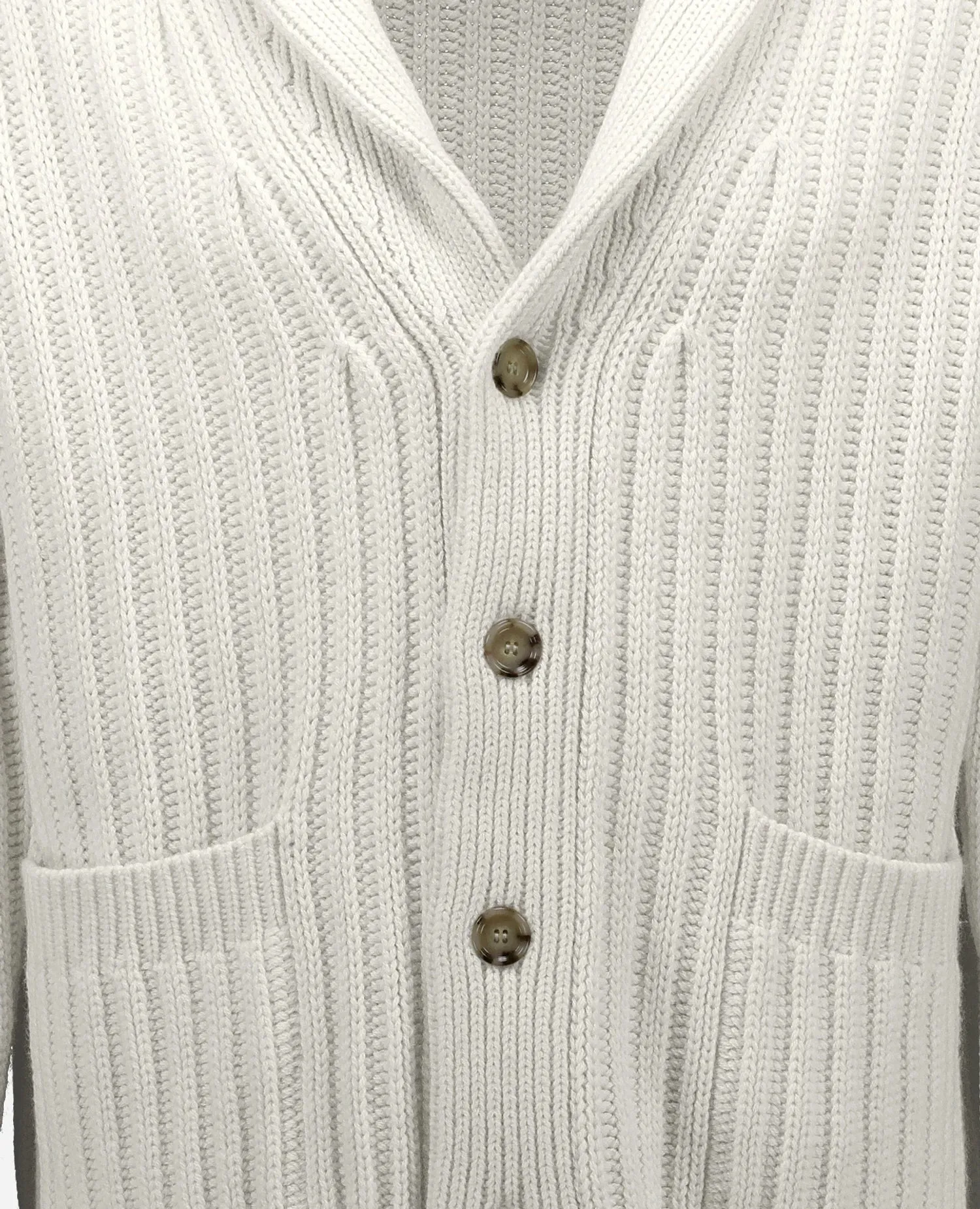 Woll-Mischung Strickjacke in Weiß sold by Allude product image thumbnail 4