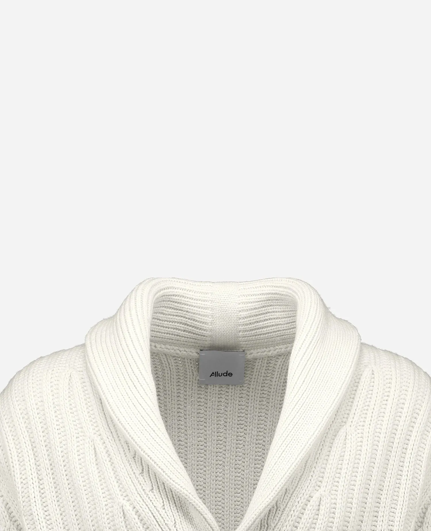 Woll-Mischung Strickjacke in Weiß sold by Allude product image thumbnail 3