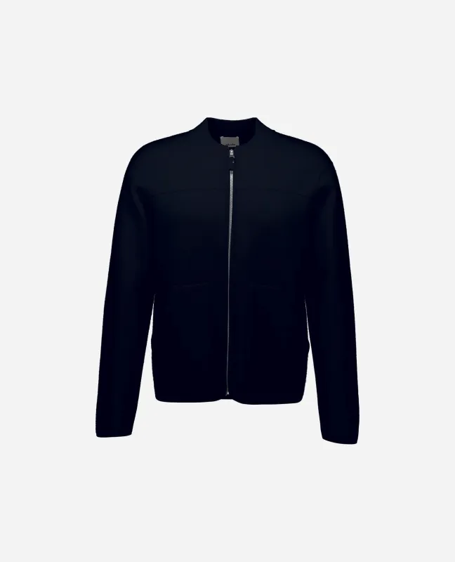 Woll-Mischung Jacket in Navy sold by Allude