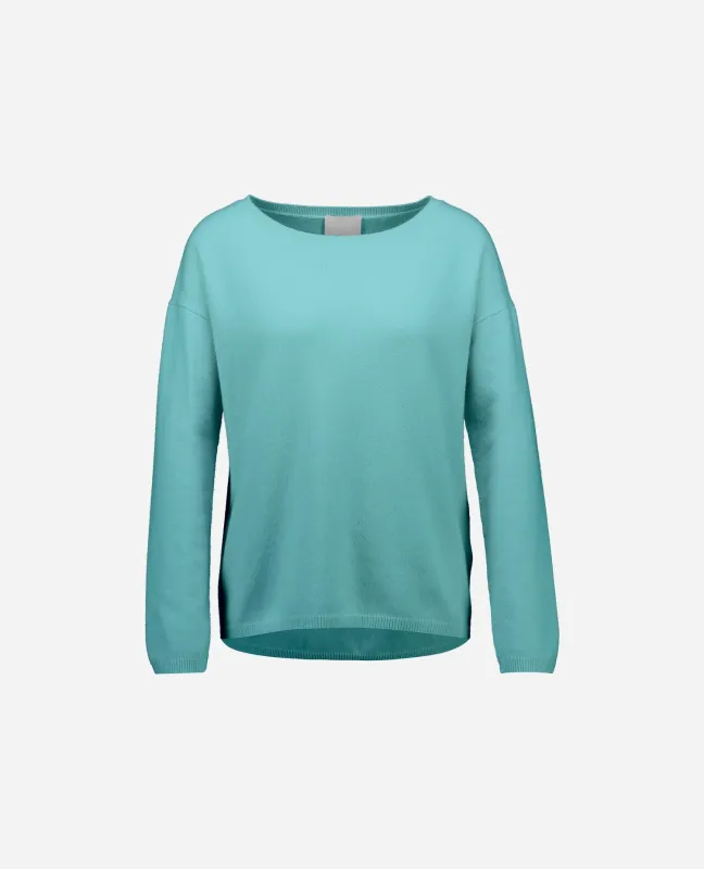 Cashmere Pullover in Grün sold by Allude