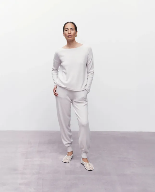 Cashmere Pullover in Grau sold by Allude