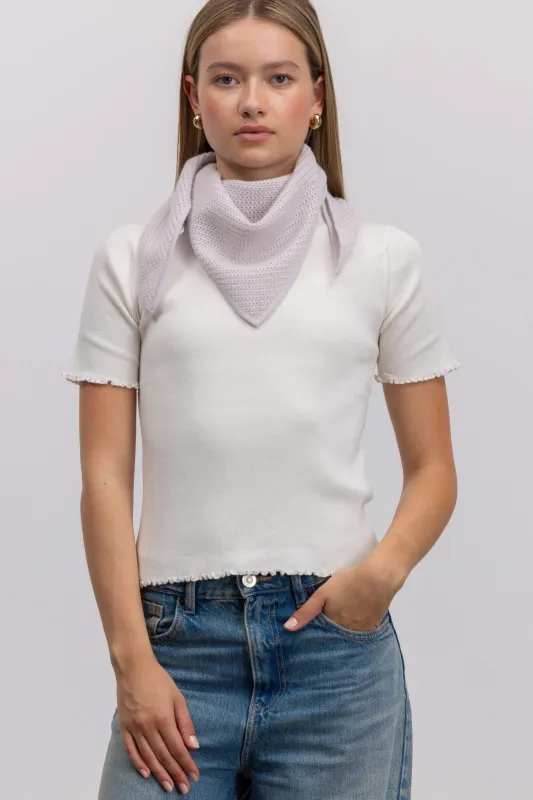 Woll-Mischung Schal in Grau sold by Allude