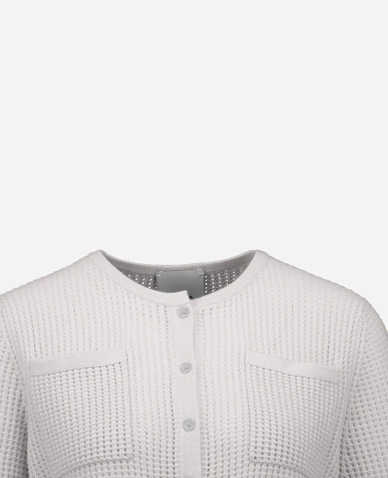 Woll-Mischung Strickjacke in Grau sold by Allude product image thumbnail 3