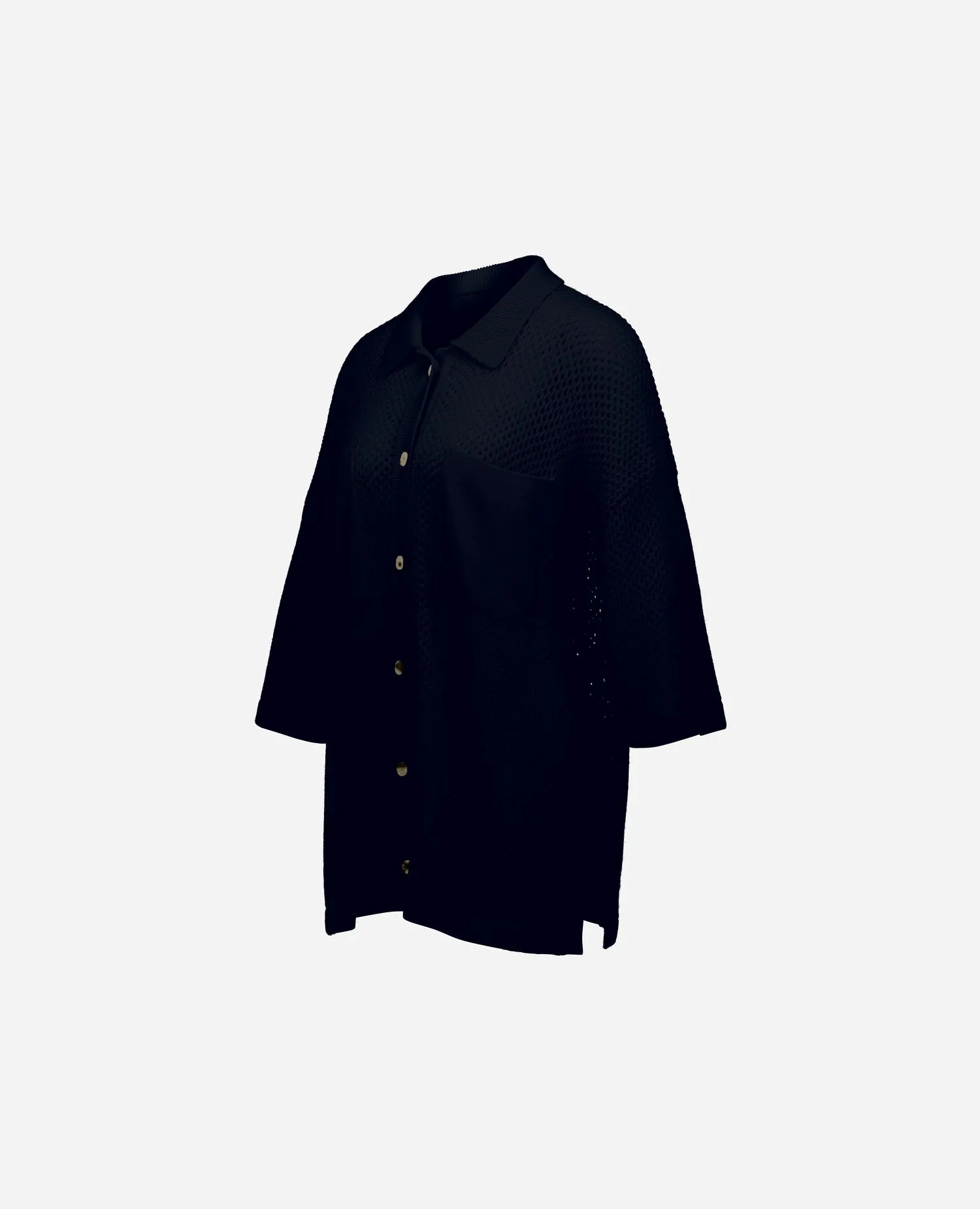 Woll-Mischung Pullover in Navy sold by Allude product image thumbnail 3