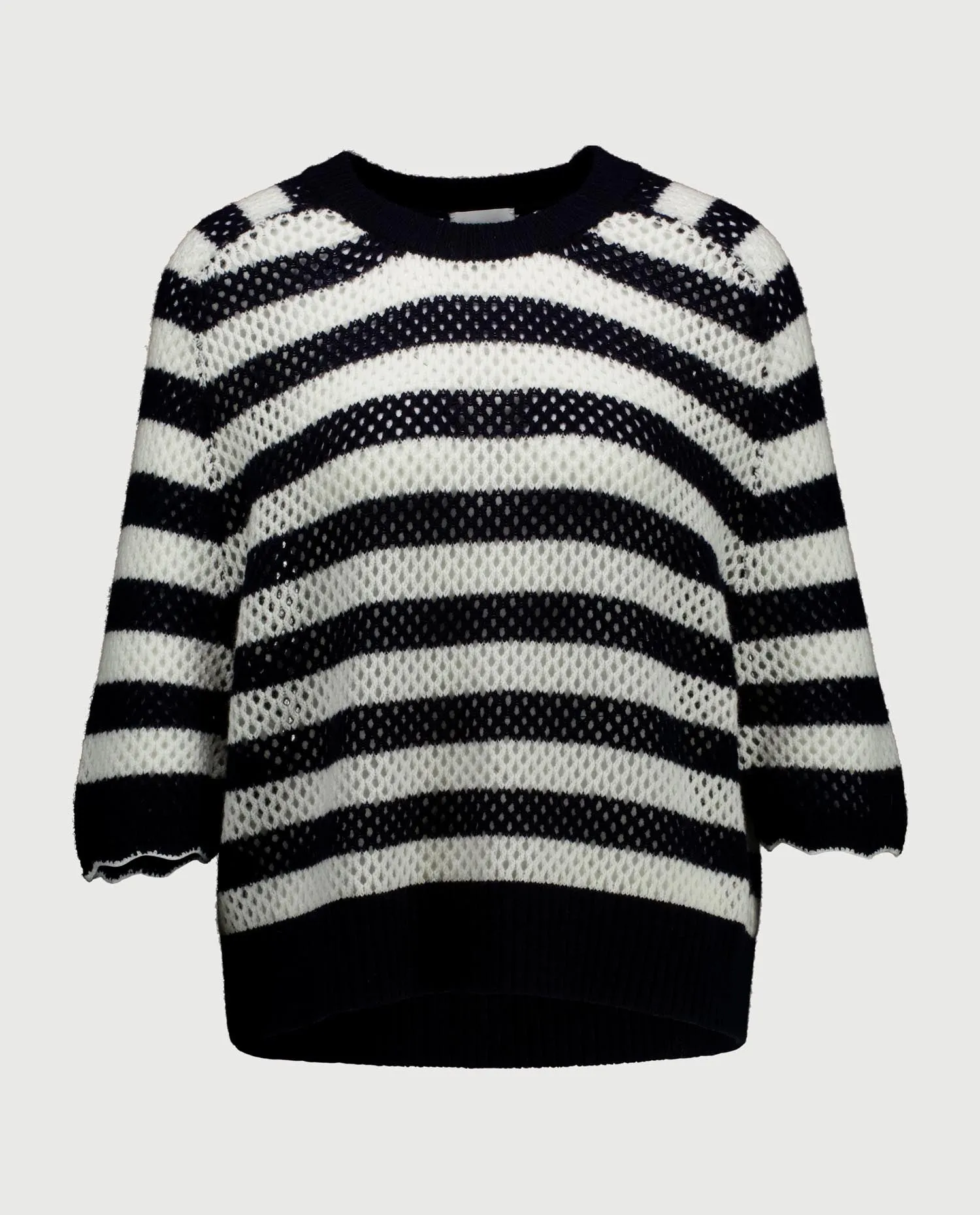 Woll-Mischung Pullover in Navy sold by Allude