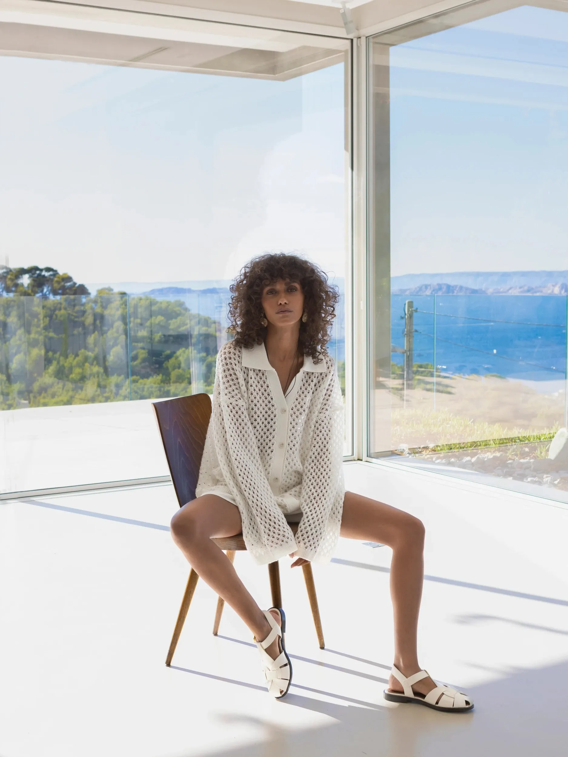 Woll-Mischung Pullover in Weiß sold by Allude product image thumbnail 4