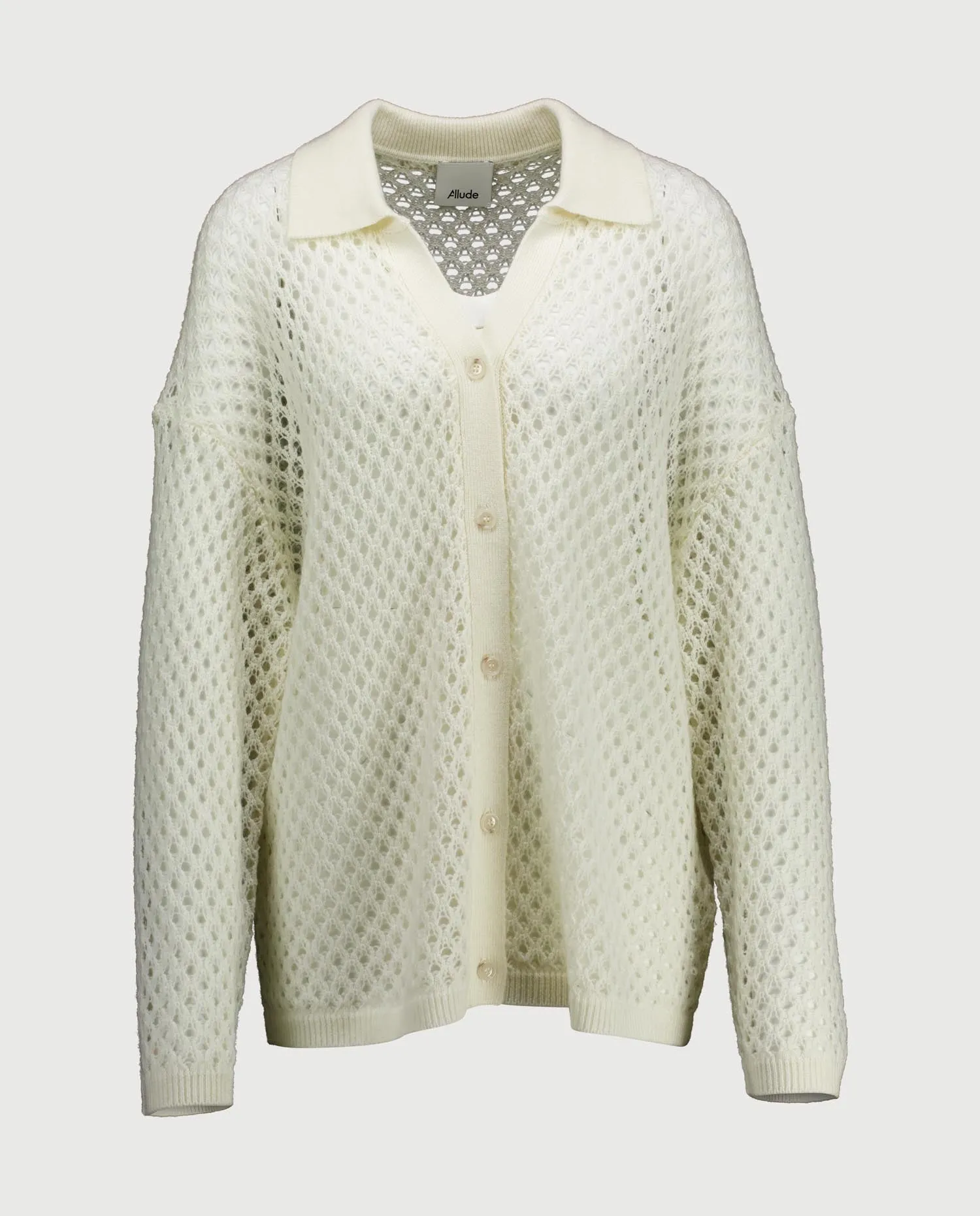 Woll-Mischung Pullover in Weiß sold by Allude