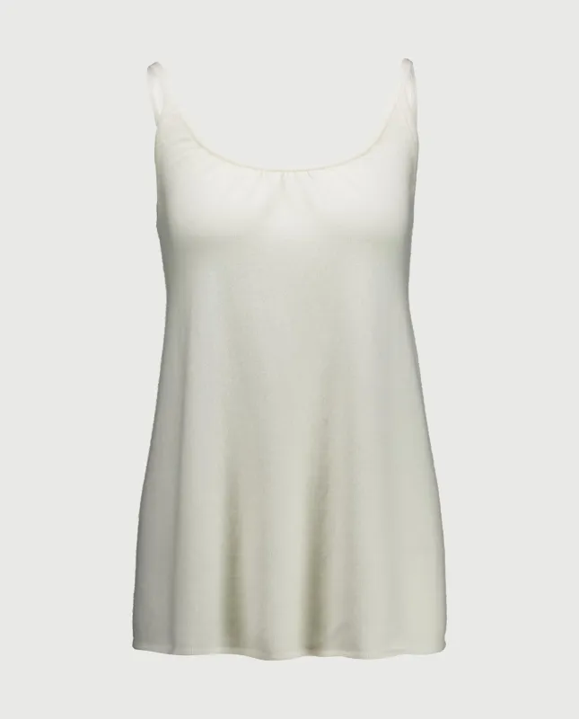Cashmere Top in Weiß made by Allude