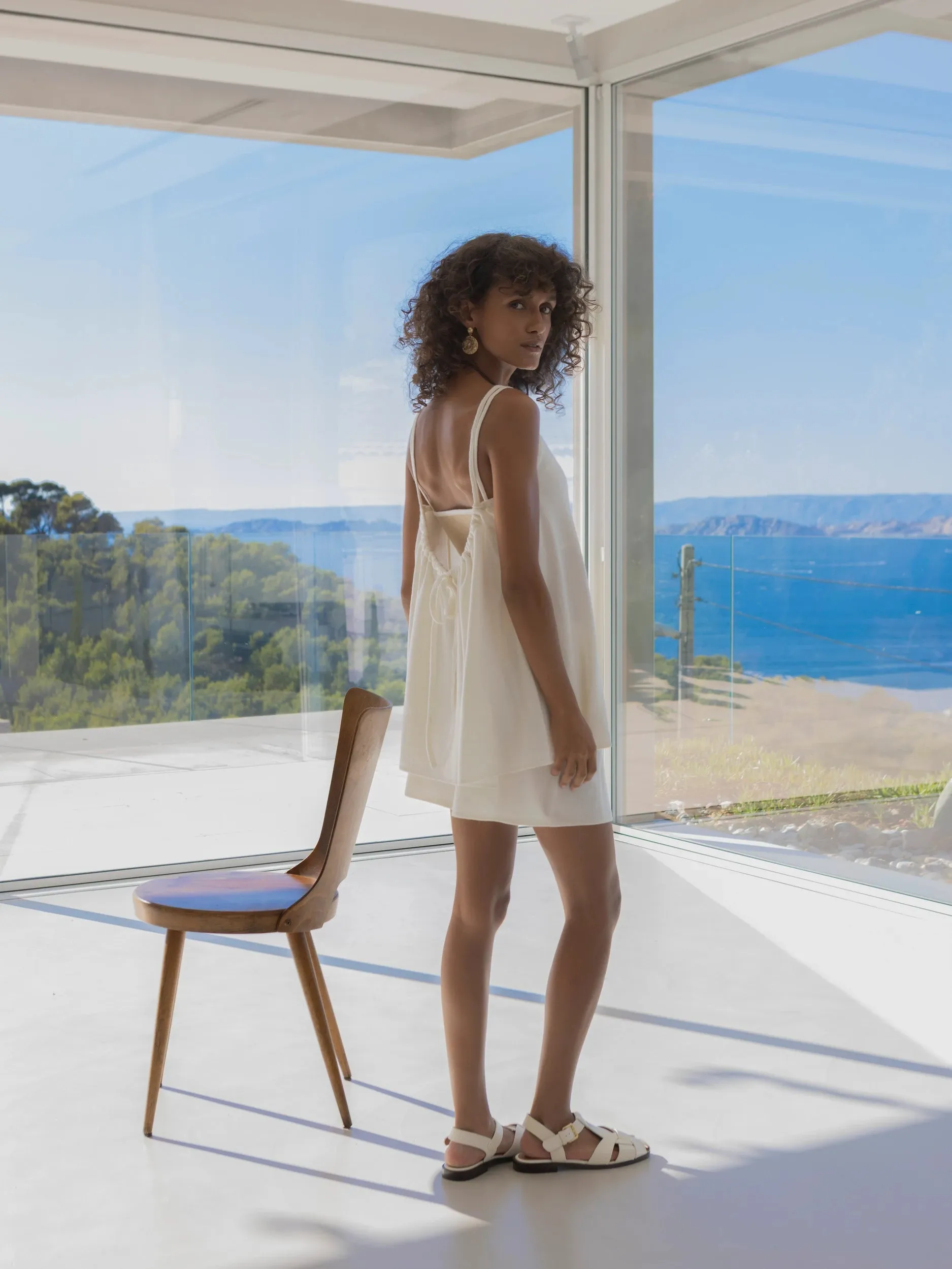 Cashmere Top in Weiß sold by Allude product image thumbnail 5