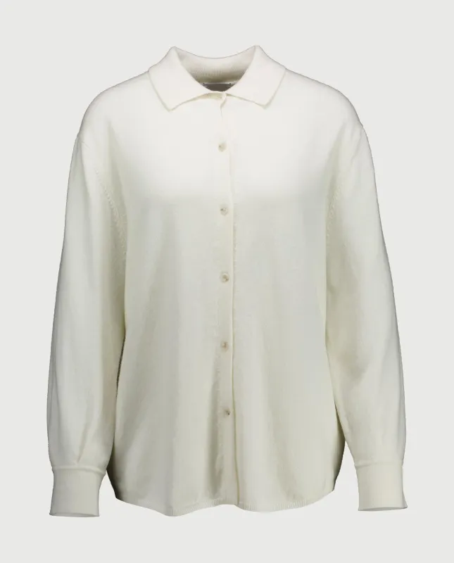 Cashmere Pullover in Weiß sold by Allude