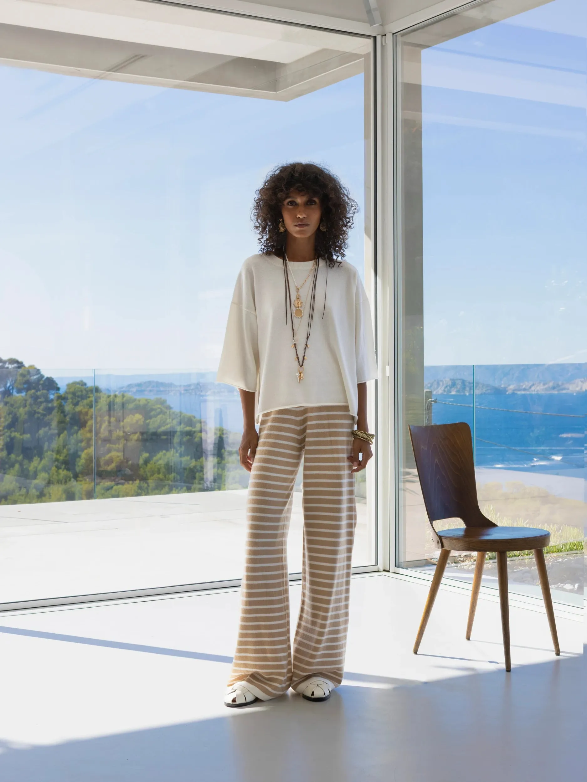 Cashmere Hose in Beige sold by Allude product image thumbnail 4