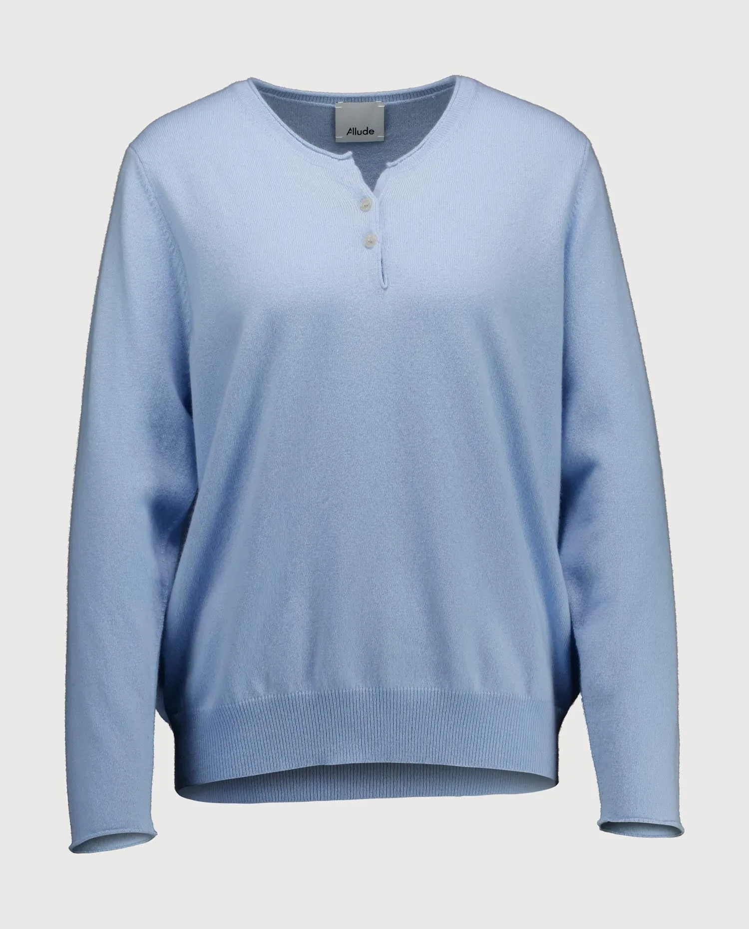 Cashmere Pullover in Blau sold by Allude