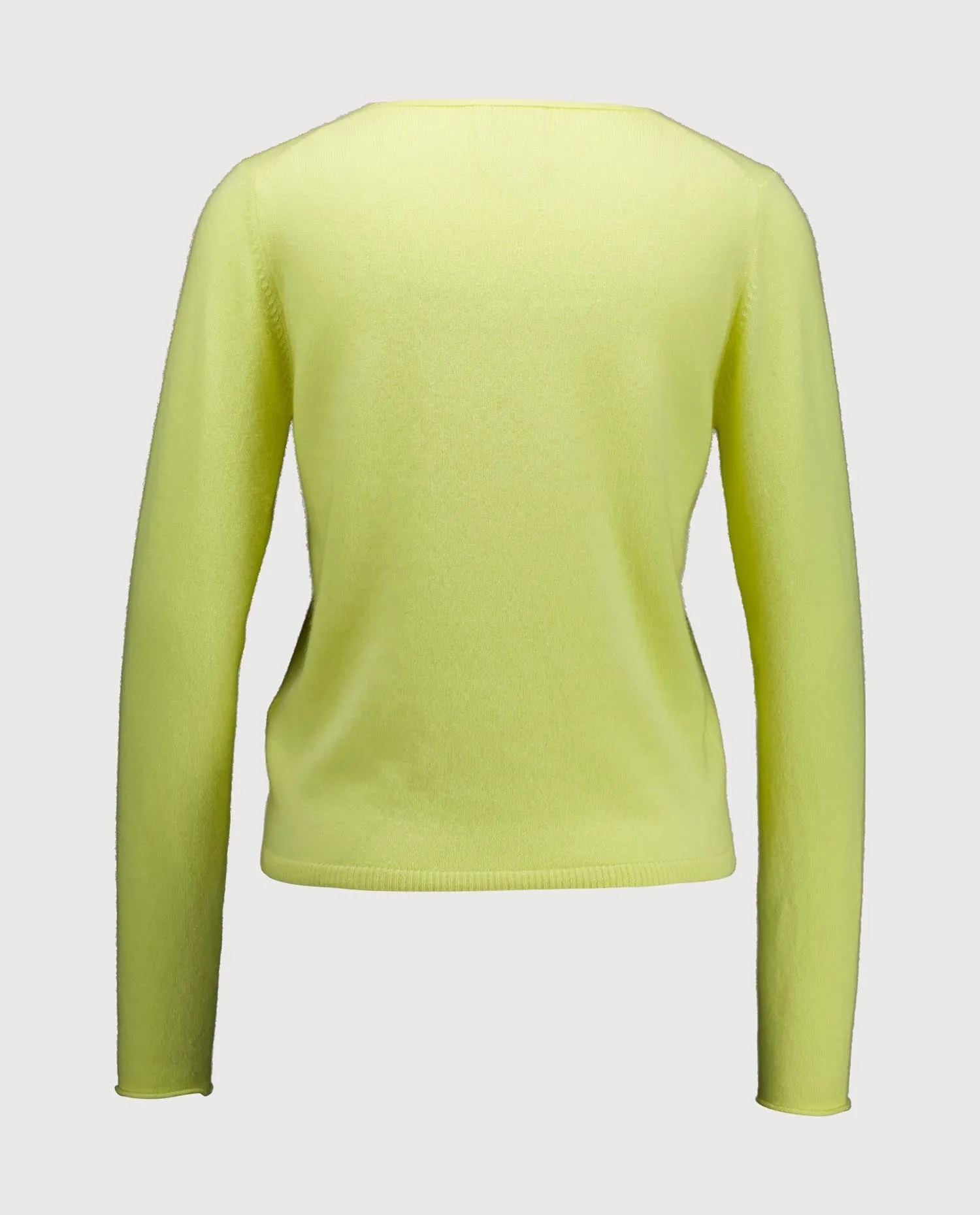 Cashmere Strickjacke in Gelb sold by Allude product image thumbnail 3