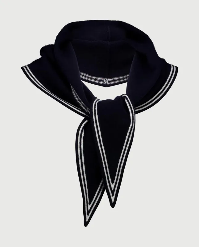 Cashmere Schal in Navy made by Allude
