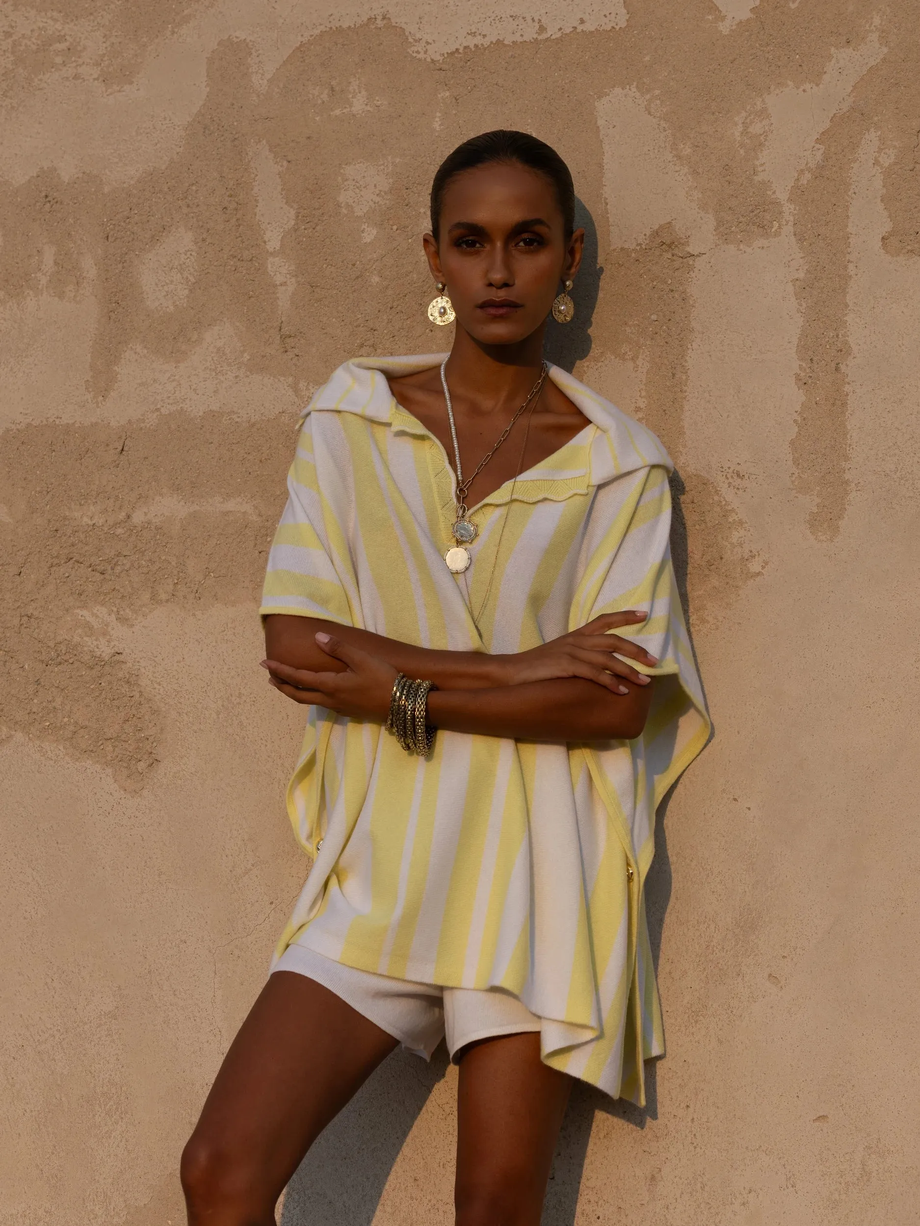Cashmere kurze Hose in Weiß sold by Allude product image thumbnail 2