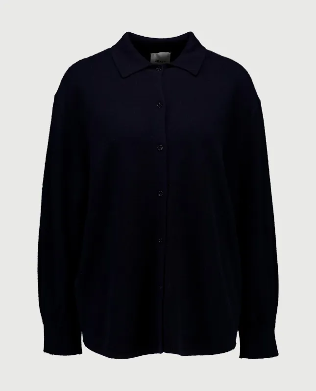 Cashmere Pullover in Navy made by Allude