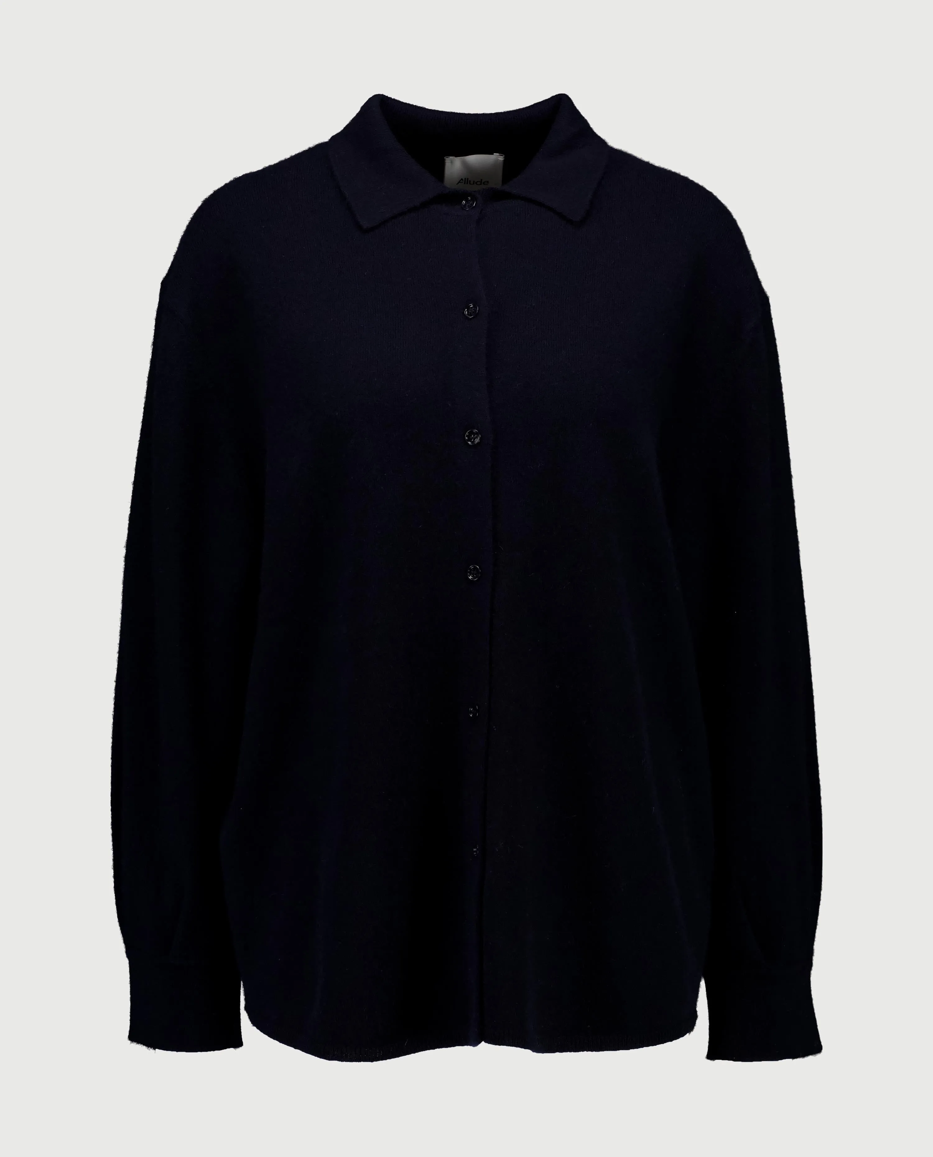 Cashmere Pullover in Navy sold by Allude