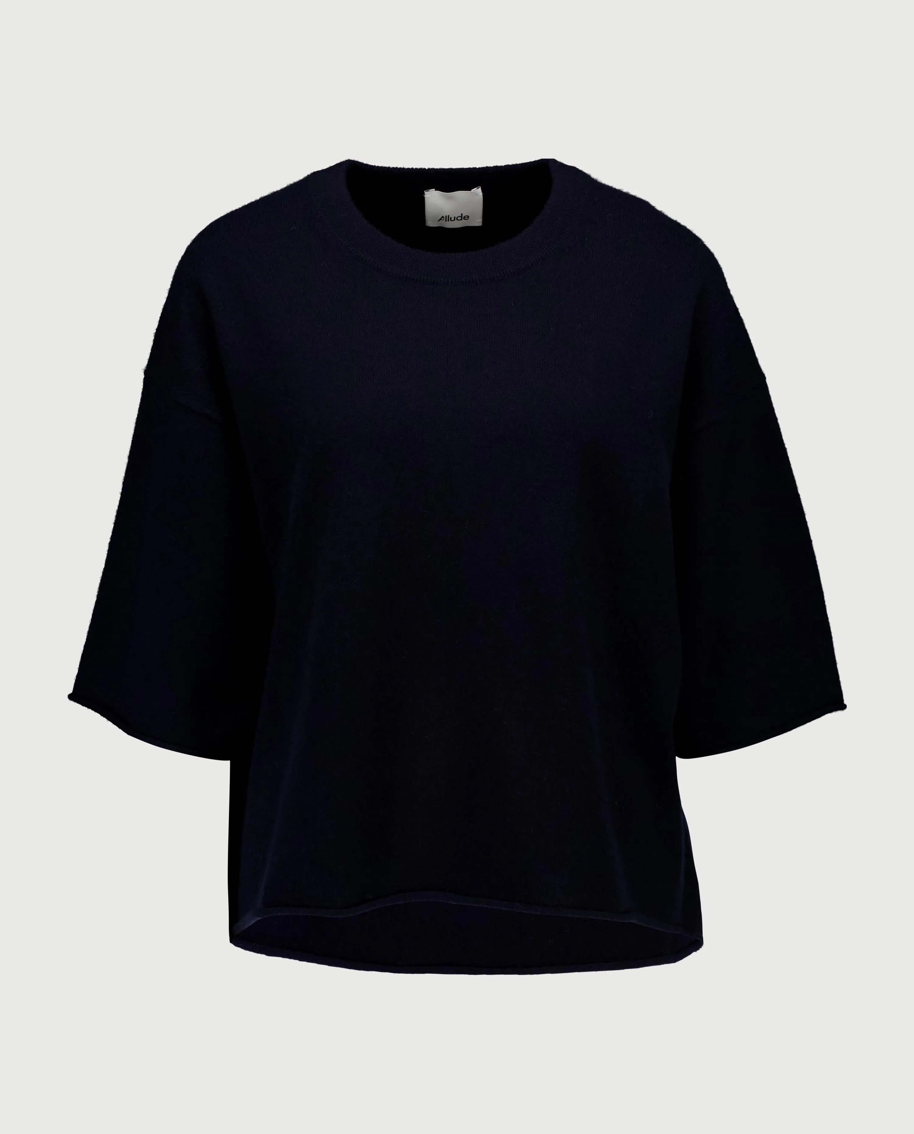 Cashmere Pullover in Navy sold by Allude