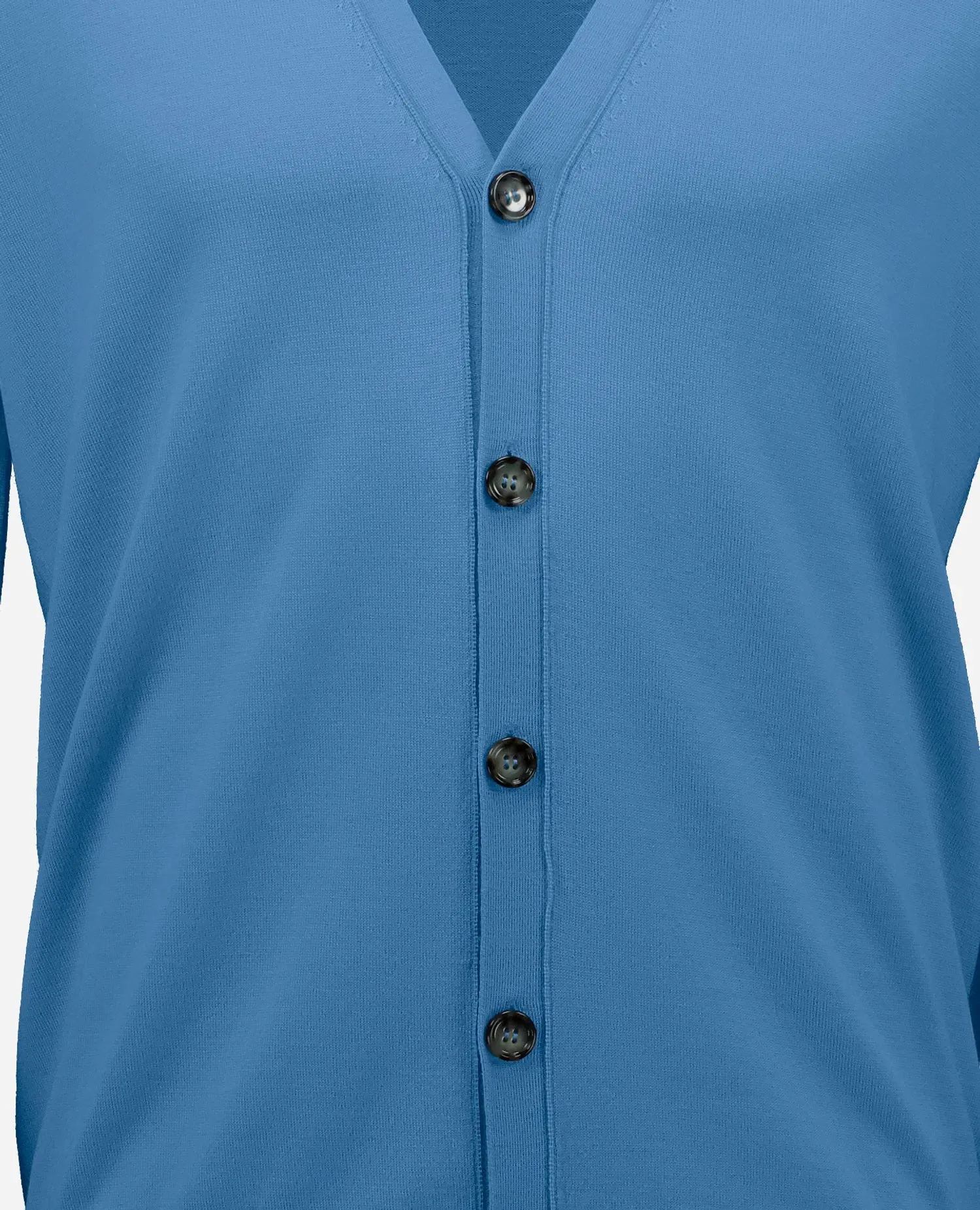 Wolle Strickjacke in Blau sold by Allude product image thumbnail 4