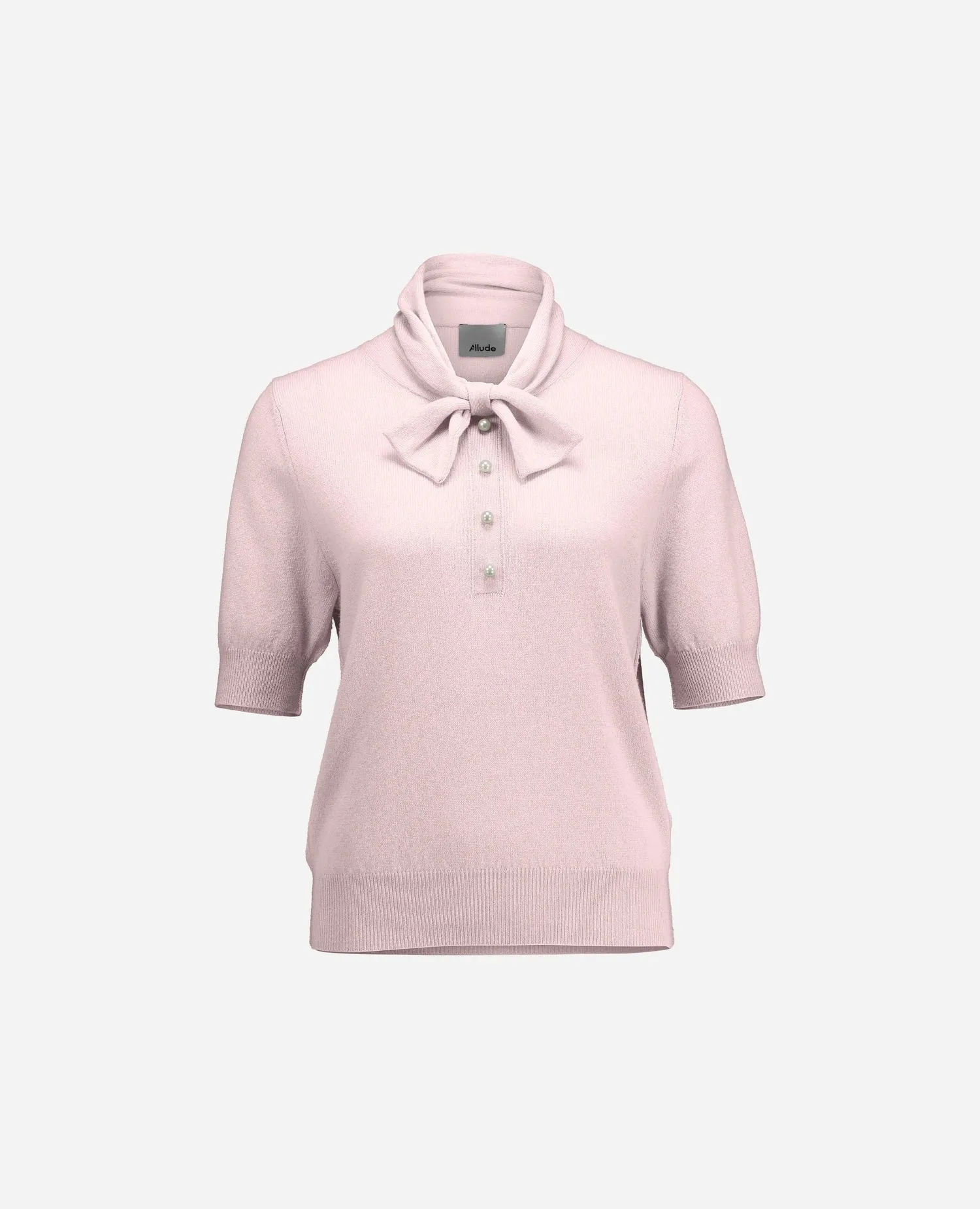 Woll-Mischung Pullover in Rose - Gerade Passform sold by Allude