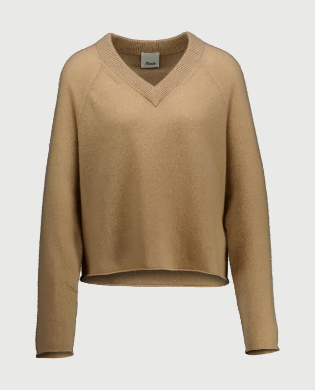 Cashmere Pullover in Beige made by Allude