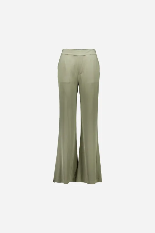 Seide Hose in Grün made by Allude