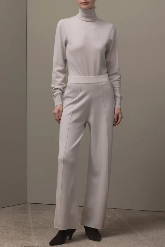 Woll-Mischung Hose in Beige made by Allude
