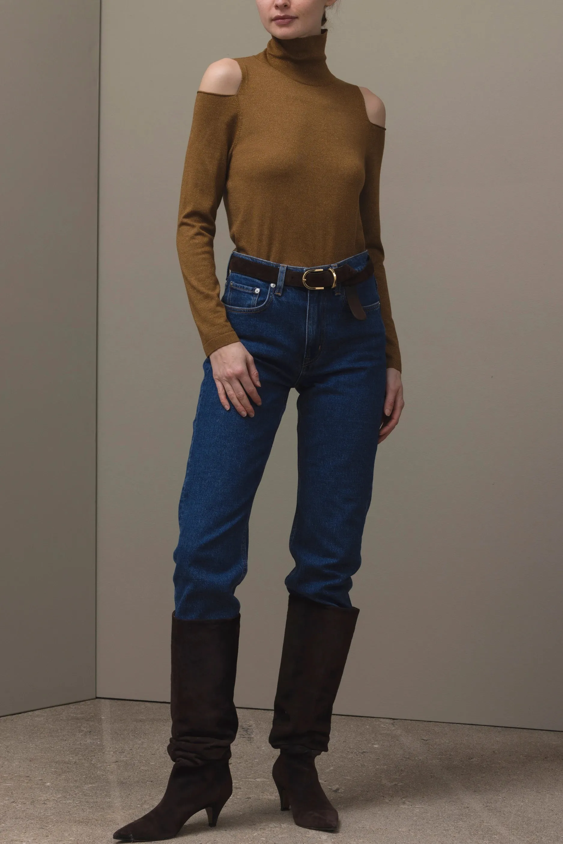 Woll-Mischung Pullover in Beige sold by Allude product image thumbnail 3