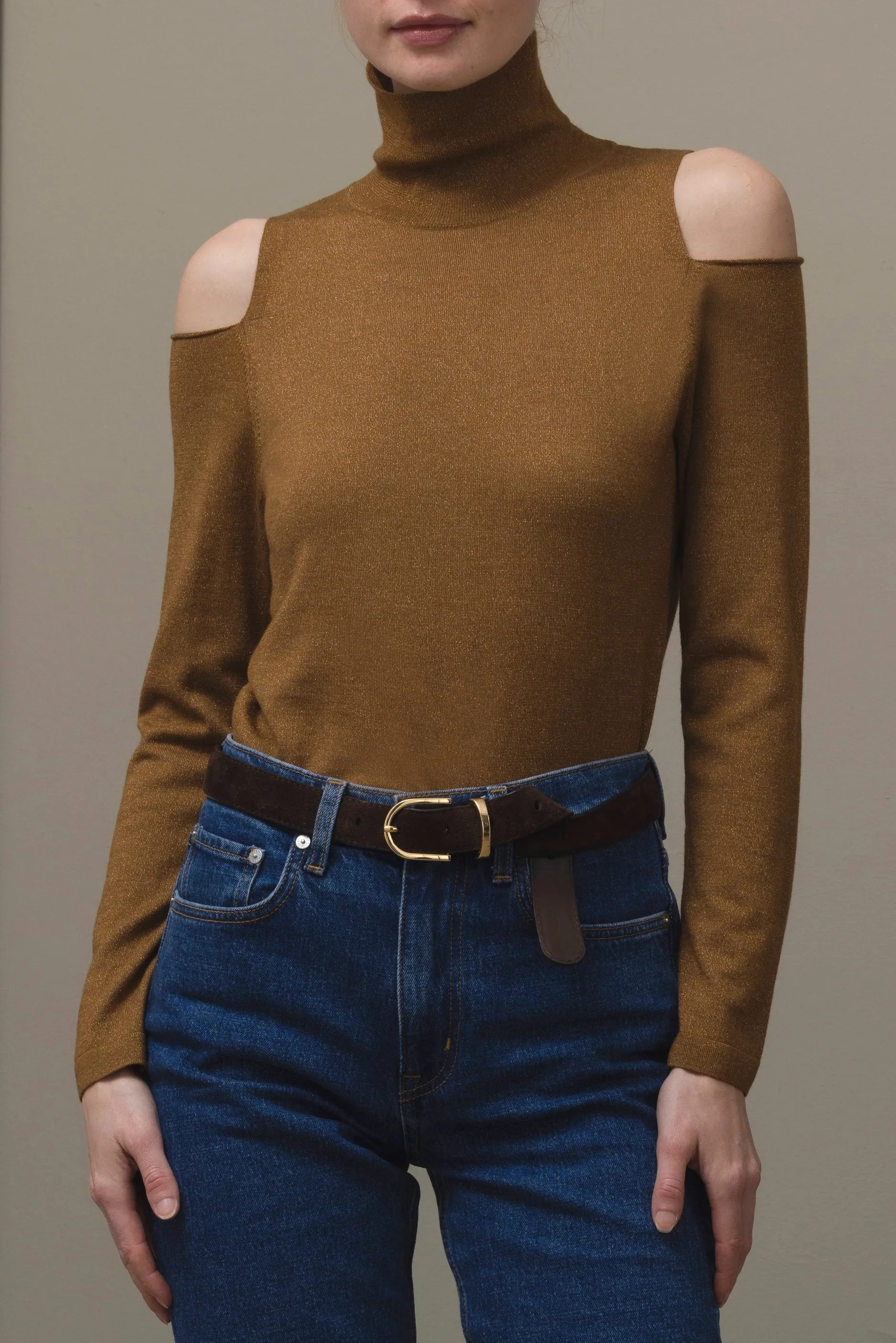 Woll-Mischung Pullover in Beige sold by Allude product image thumbnail 4