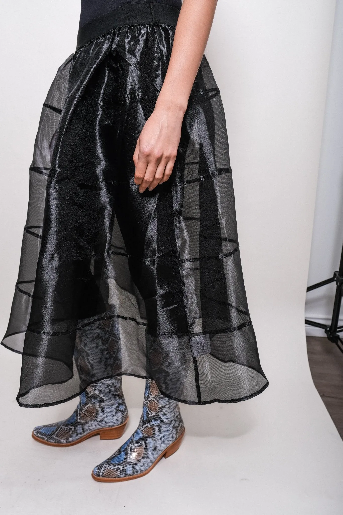 Jackie Boot Tall in Snake Leather Caramel & Cream sold by et Tigre product image thumbnail 2