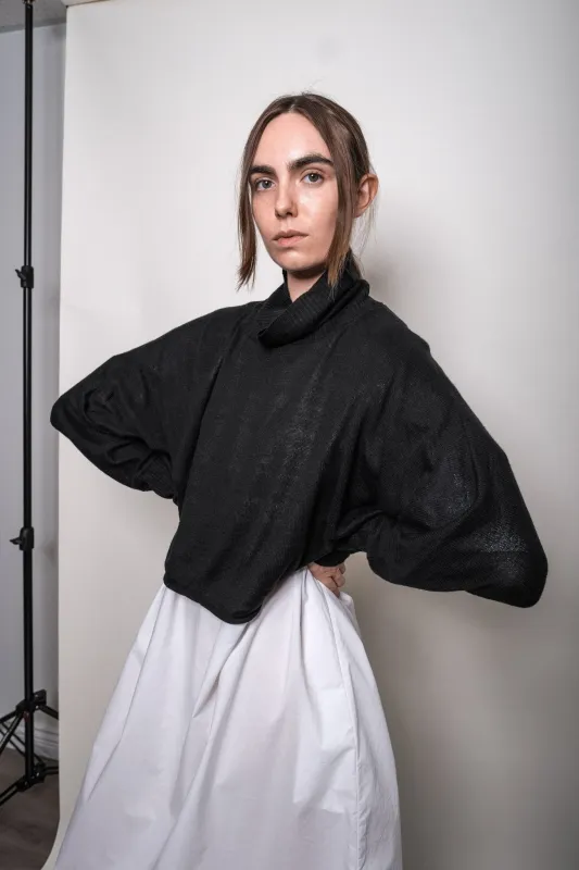 Alicia Turtleneck in Black sold by et Tigre