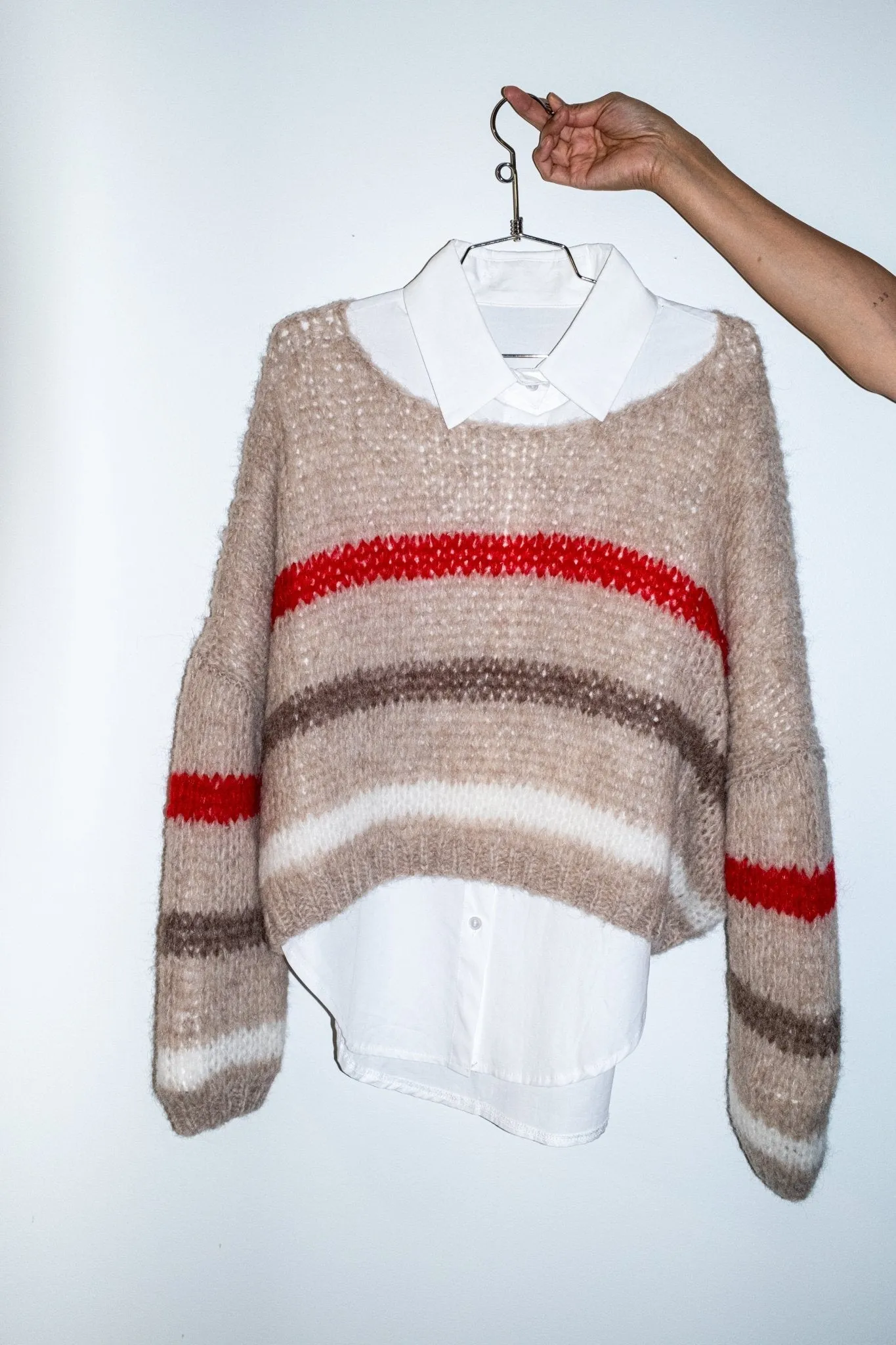 Sienna Knit Sweater in Stripe sold by et Tigre product image thumbnail 5