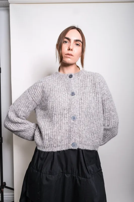 Olivia Cardigan in Grey sold by et Tigre