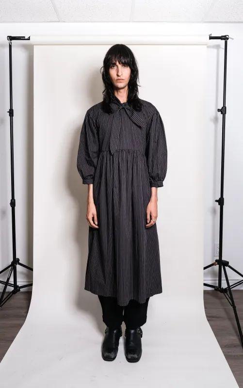 Therise Dress in Black Stripe made by et Tigre