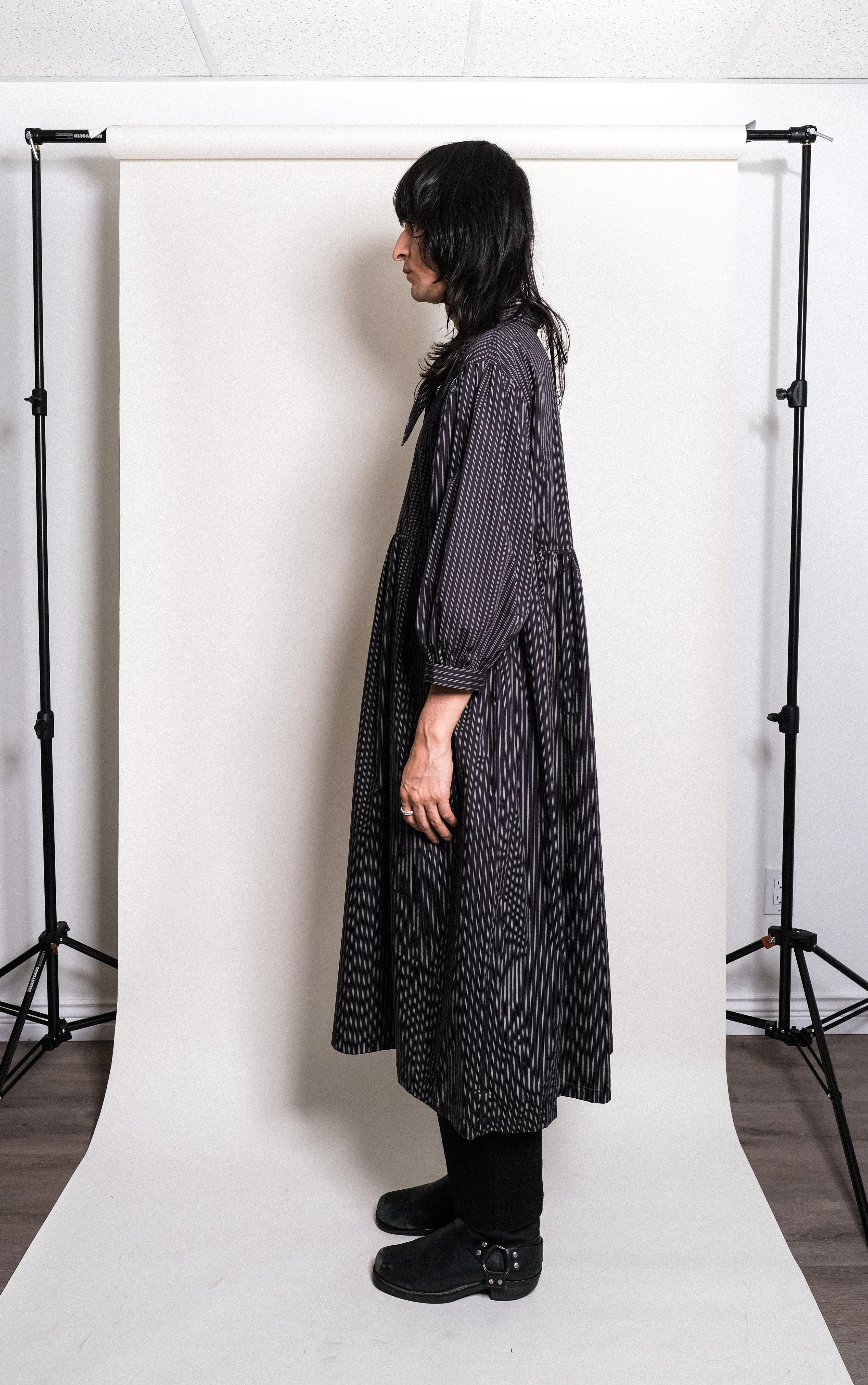 Therise Dress in Black Stripe sold by et Tigre product image thumbnail 5